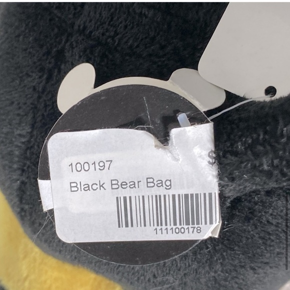 5/$25 Snowcap Trading Co Black Bear Plush Mini Backpack - Picture 10 of 13